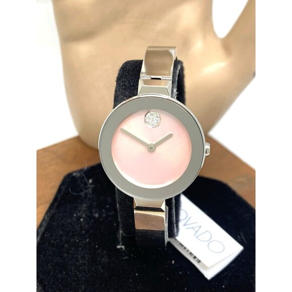 Movado Women\'s Watch 36001178 Bold Swiss Quartz Pink Dial Silver Steel 28mm main image 11